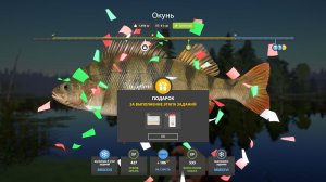 Русская Рыбалка 4-Новогодние Задания 2026: Окунь не менее 1,2 кг оз. Старый Острог