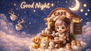 ☕ 🐰Волшебное ночное кафе ✨Колыбельная для сладких снов ✨