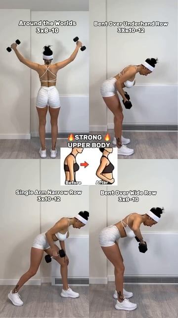 Упражнение спина гантели _14