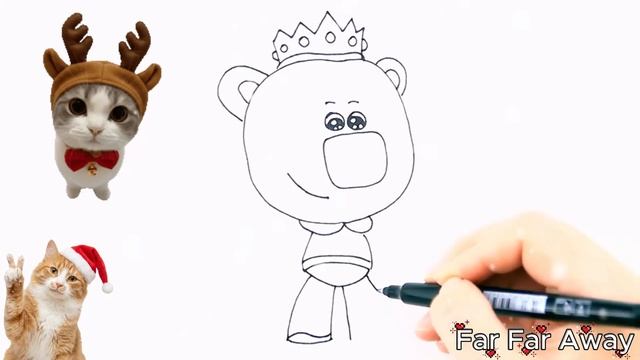 Как нарисовать Ми-ми-мишки Кеша 😊 смотреть онлайн