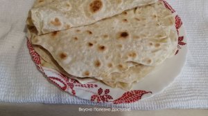 ЛАВАШ на Сковороде. Простой и Быстрый РЕЦЕПТ ВКУСНОГО Лаваша