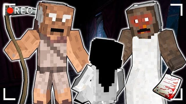 СЕКРЕТ ГРЕННИ (GRANNY) И ГРЕНДПА (GRANDPA). ПРЯТКИ С ДЕДОМ [ЧАСТЬ 4] - СТРАШИЛКИ МАЙНКРАФТ | Линч смотреть онлайн