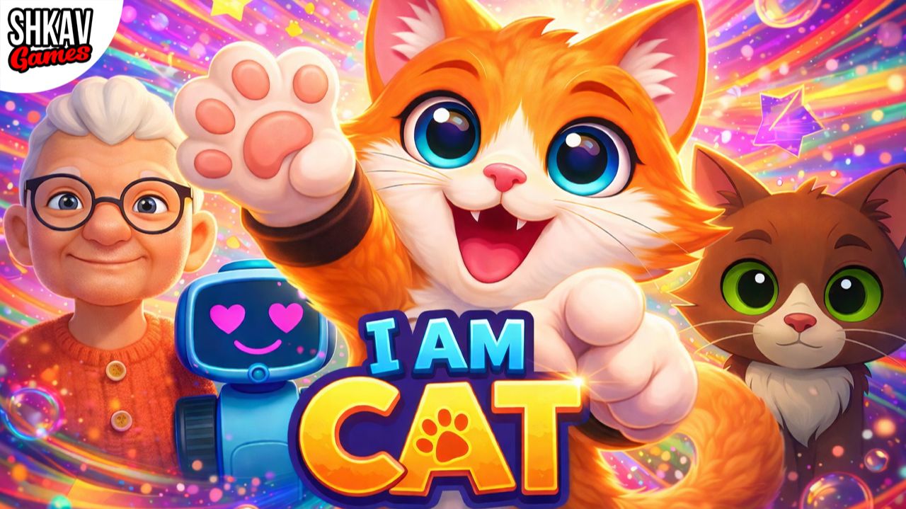 КОТ развлекает тебя ЦЕЛЫЙ ЧАС!!! I Am Cat VR смотреть онлайн