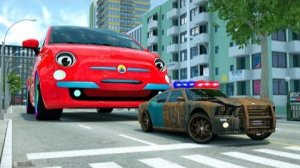 Незнакомец против полиции | Никогда не берите конфеты у незнакомцев | Мультфильм