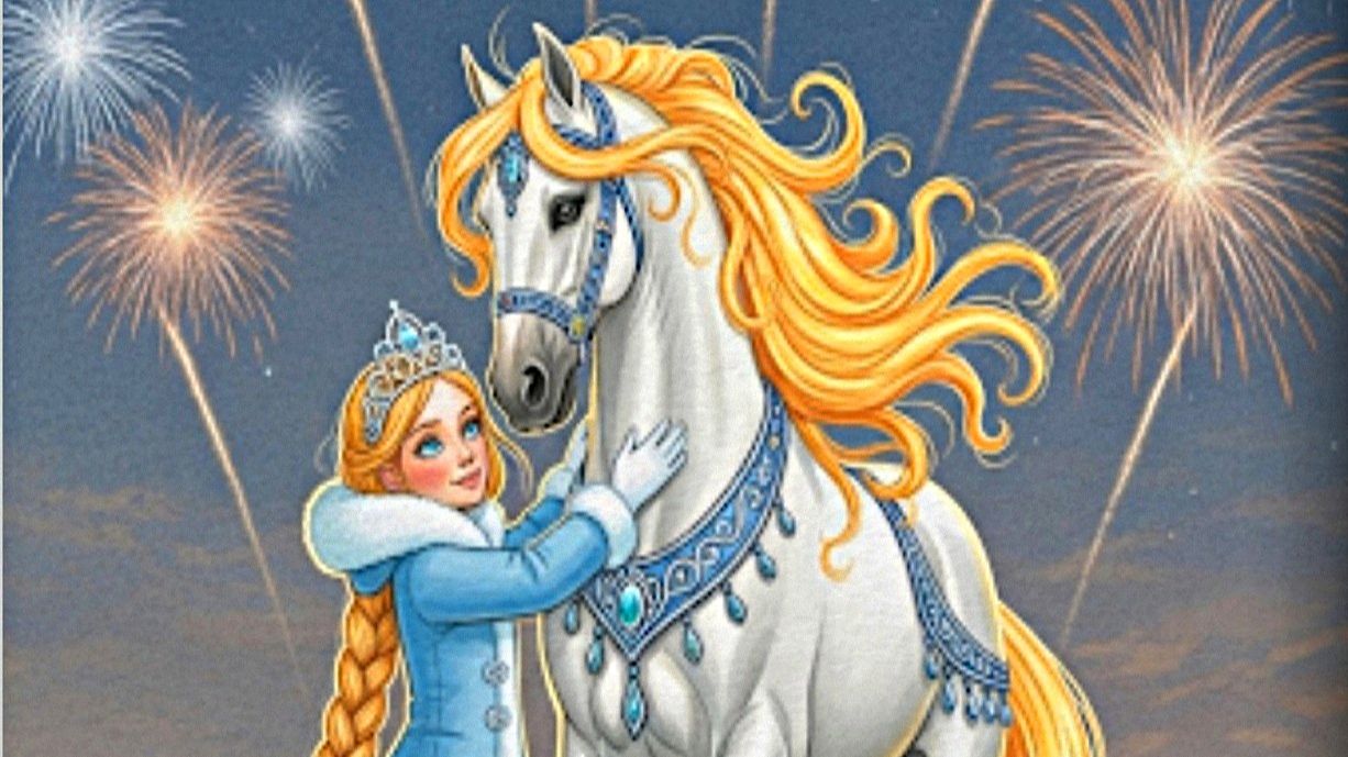 Мультфильм для детей "Золотая грива Нового года" смотреть онлайн