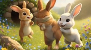 Детская песенка про Веселых Зайчат
