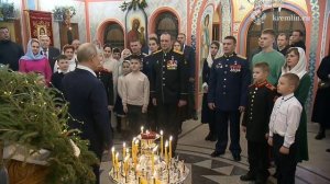 «Святая миссия России»: рождественские слова Путина воинам и их детям