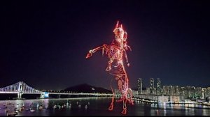 Невероятно красивое шоу Дронов.