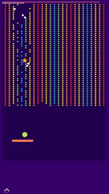 Brick Mania level 10, passing (easy), 3 stars