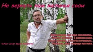 НЕ ВЕРНУТЬ НАМ ЖЕЛАНЬЯ СВОИ Стихи отсердца к сердцу (Из цикла признание в любви)