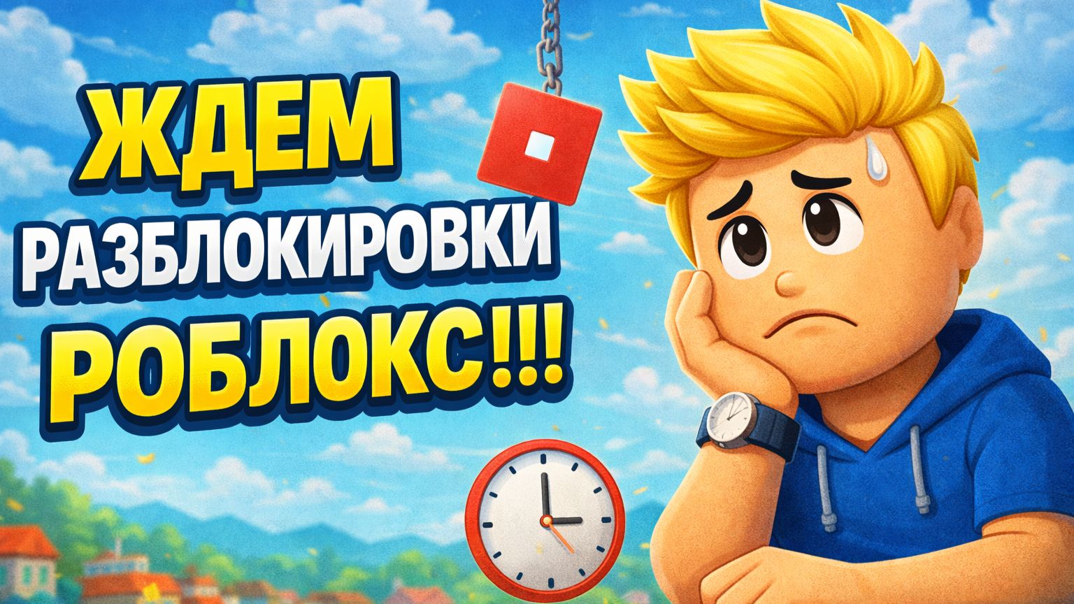 ЖДЕМ РАЗБЛОКИРОВКИ РОБЛОКС!!! смотреть онлайн