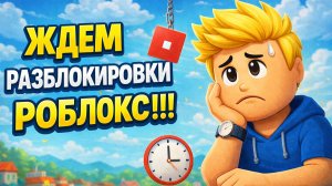 ЖДЕМ РАЗБЛОКИРОВКИ РОБЛОКС!!!