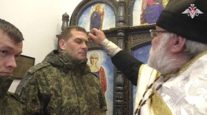 Военнослужащие ГрВ «Центр» встретили Рождество Христово в зоне СВО