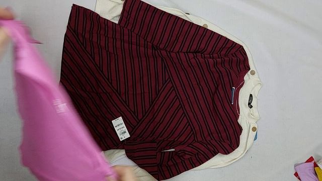 Блузки трикотажные длинный рукав секонд оптом 14 пак