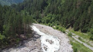 Кавказские горы. Красота с высоты птичьего полета!