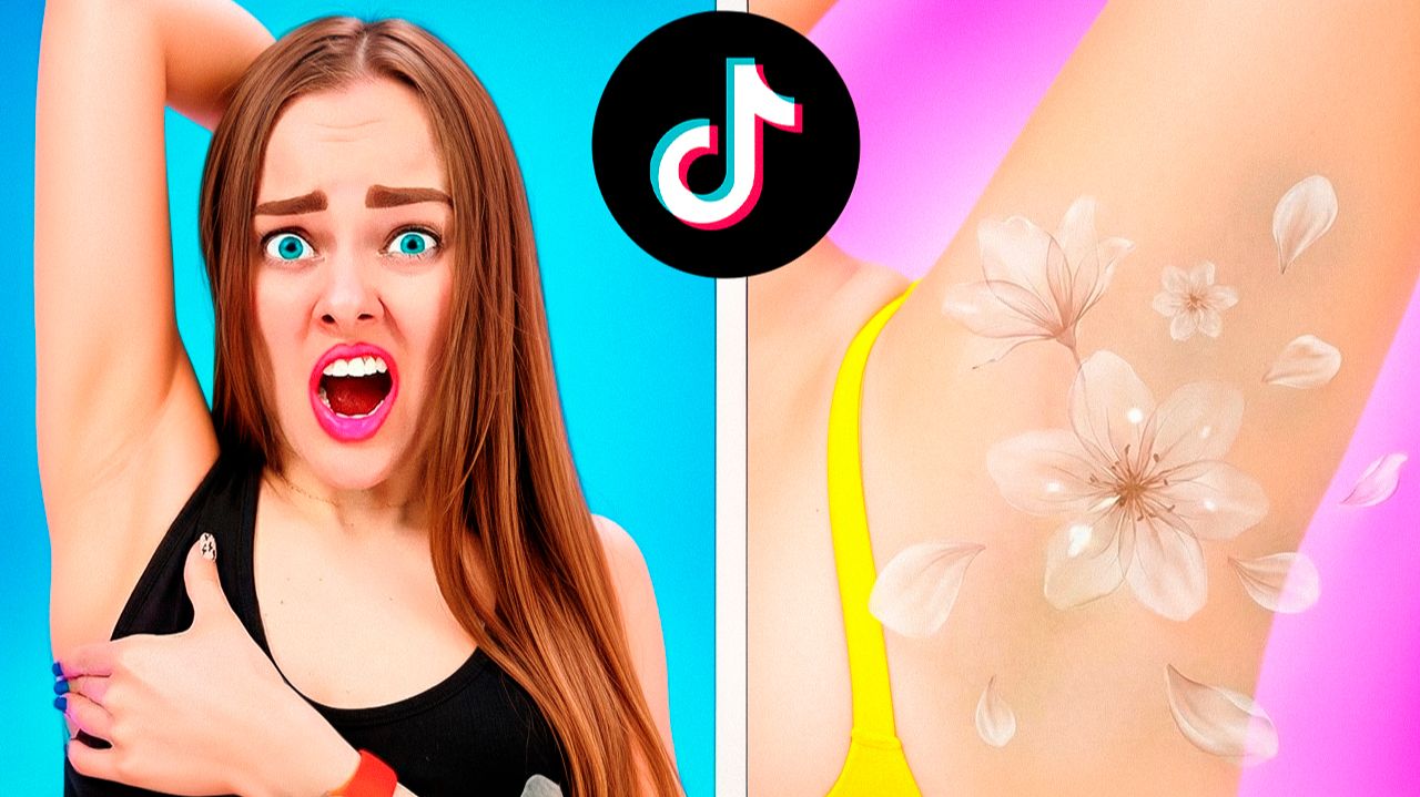 ПОВТОРЯЮ МОДНЫЕ БЬЮТИ ЛАЙФХАКИ из ТИК ТОКА! ЛУЧШИЕ идеи для Девушек ИЗ LIKEE смотреть онлайн