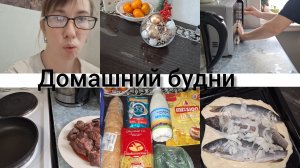 Домашний влог, печём  пирог убираем кухню покупки продуктов!