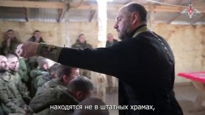 Военнослужащие подразделений группировки войск «Север» встретили Рождество Христово