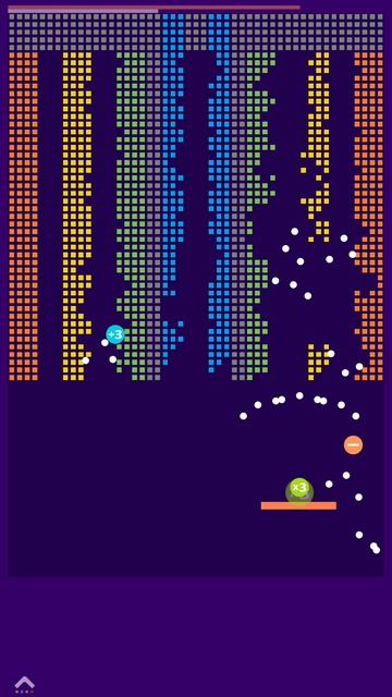 Brick Mania level 6, passing (easy), 3 stars