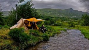 Одиночный кемпинг, рыбалка и Бушкрафт.