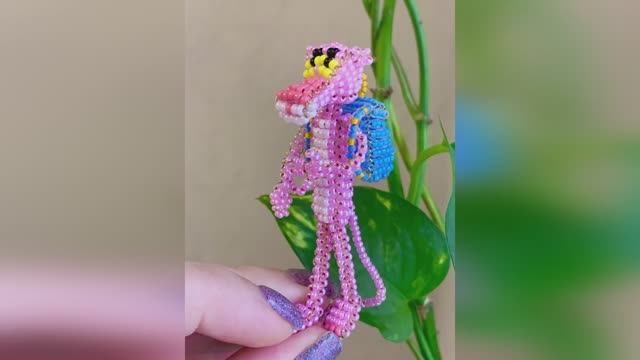 Любимые мультгерои из бисера / Объёмное бисероплетение / Что сплести из бисера / Своими руками / смотреть онлайн