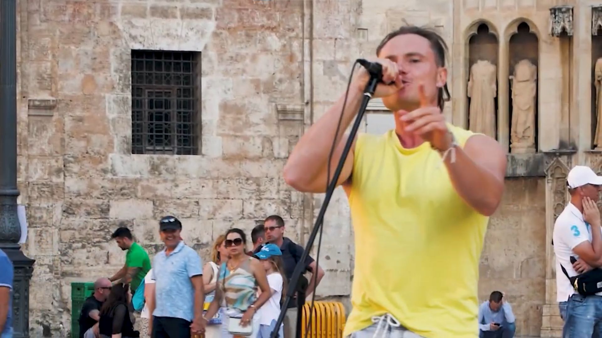 Сектор Газа - Туман  Оркестр г. Воронеж  Уличный Музыкант Испания Голос Улиц