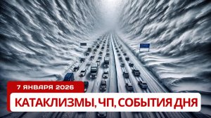 Новости Сегодня 07.01.2026 - Катаклизмы сегодня, ЧП, События дня | Европа Россия США Индия Китай