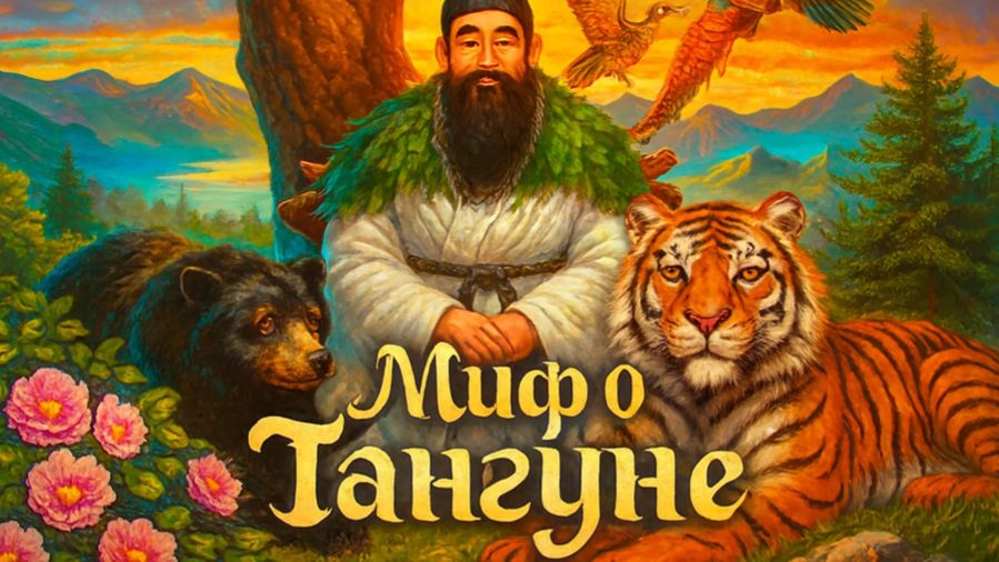 Миф о Тангуне и Медведице I Мифы Древней Кореи смотреть онлайн