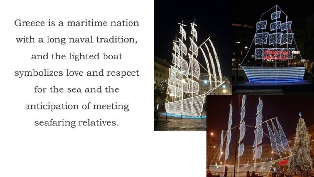 Альбина из 8В представляет 'Christmas Decorations in Greece'