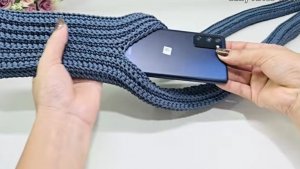 Сумочка для телефона крючком