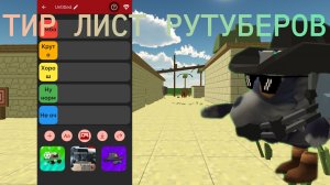 ТИР ЛИСТ РУТУБЕРОВ 1 ЧАСТЬ