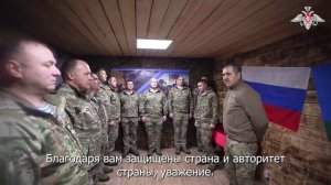 Замминистра обороны РФ Юнус-Бек Евкуров наградил отличившихся в ходе СВО военнослужащих