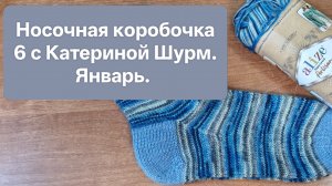 Первый отчёт в "Носочной коробочке 6" с Катериной Шурм. Январь. Участник № 19.