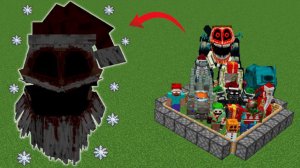 Новогодние мобы против МИМИКРИКА в Майнкрафте