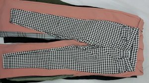 39023 Брюки штаны женские бренд, 14пак, 529, секонд (cream) оптом