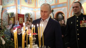 Путин поздравил православных христиан с Рождеством