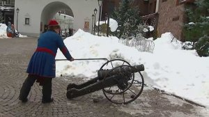 В этнографическом комплексе "Моя Россия" проходит новогодняя программа