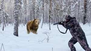 Охота на МЕДВЕДЯ, на берлоге.