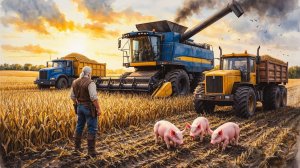 🚜 Сезонный вызов: FS 17 Swap Agro. Долгие поля, Кировцы и хрюшки! 🐷