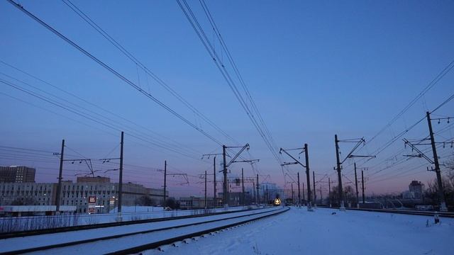 Паровоз П36-0032 с поездом Деда Мороза