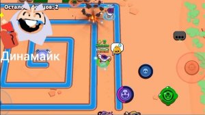 Кит пытается убежать от головы Тика | Brawl stars