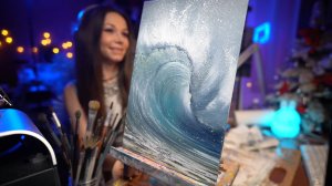 КАРТИНА МАСЛОМ НА СТРИМЕ🎨 #ламповыйстрим #девушкастримит #живопись #картина #рисование