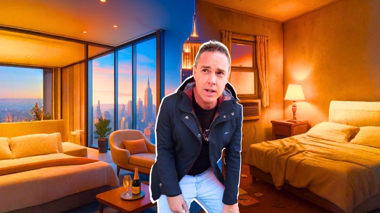 Я остановился в самом дешевом и самом дорогом отеле Нью-Йорка! смотреть онлайн