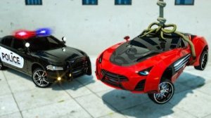 Сержант Лукас - ловушка для угонщиков полицейской машины | Мультфильм о полицейском грузовике