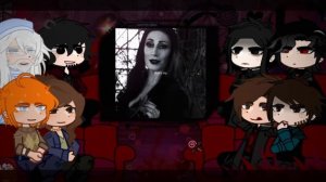 || HARRY POTTER characters react to Harry Potter as Dracula ||