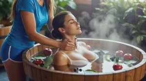 «Расслабляющий омолаживающий  массаж в спа-бочке  с фруктами и ягодами»