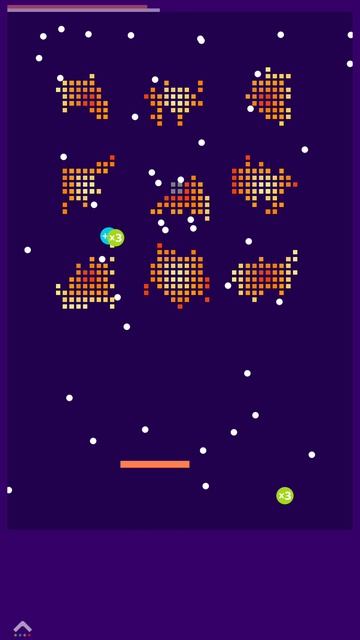 Brick Mania level 2, passing (easy), 3 stars