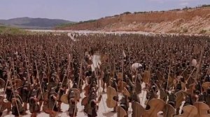 Троя.Бой Ахилеса и Багриса.