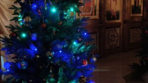 Ночная Рождественская Литургия Благовещенский Храм село Степановское.mp4