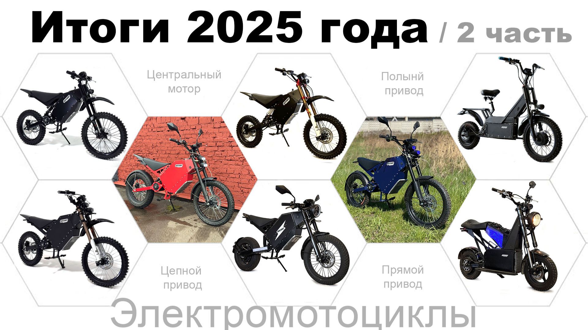 Итоги 2025 года: электромотоциклы Charger bike часть 2
